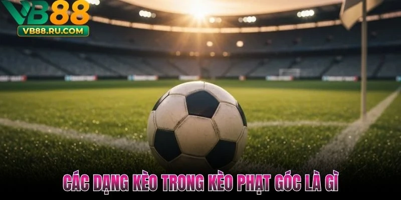 Các dạng kèo trong kèo phạt góc là gì